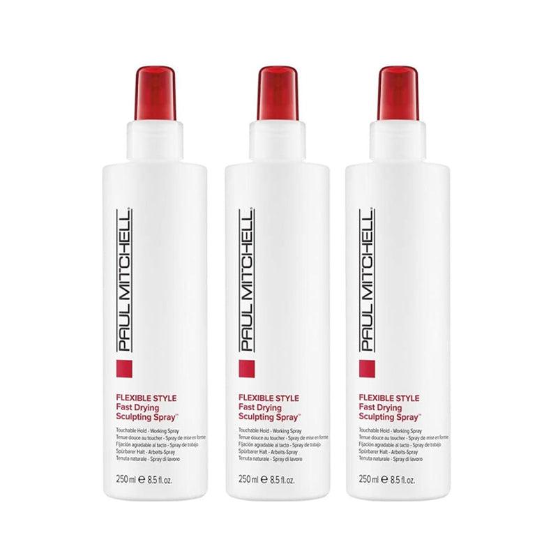 Paul Mitchell Flexible Style Fast Drying Sculpting Spray 8.5oz 3 Pack