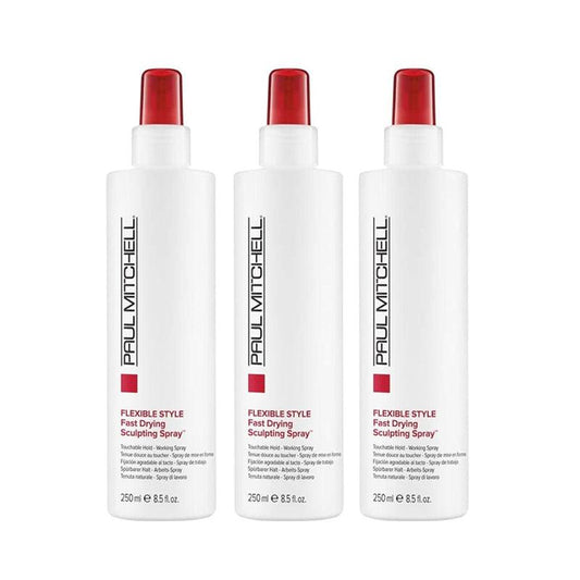 Paul Mitchell Flexible Style Fast Drying Sculpting Spray 8.5oz 3 Pack