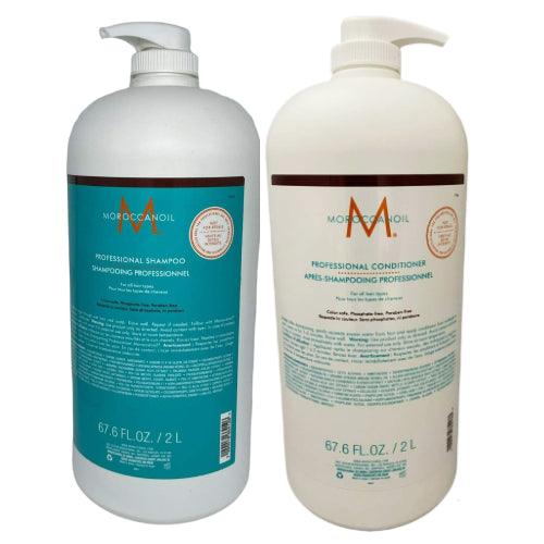 Moroccanoil Hydrating Shampoo & Conditioner 67.6oz Professional Size