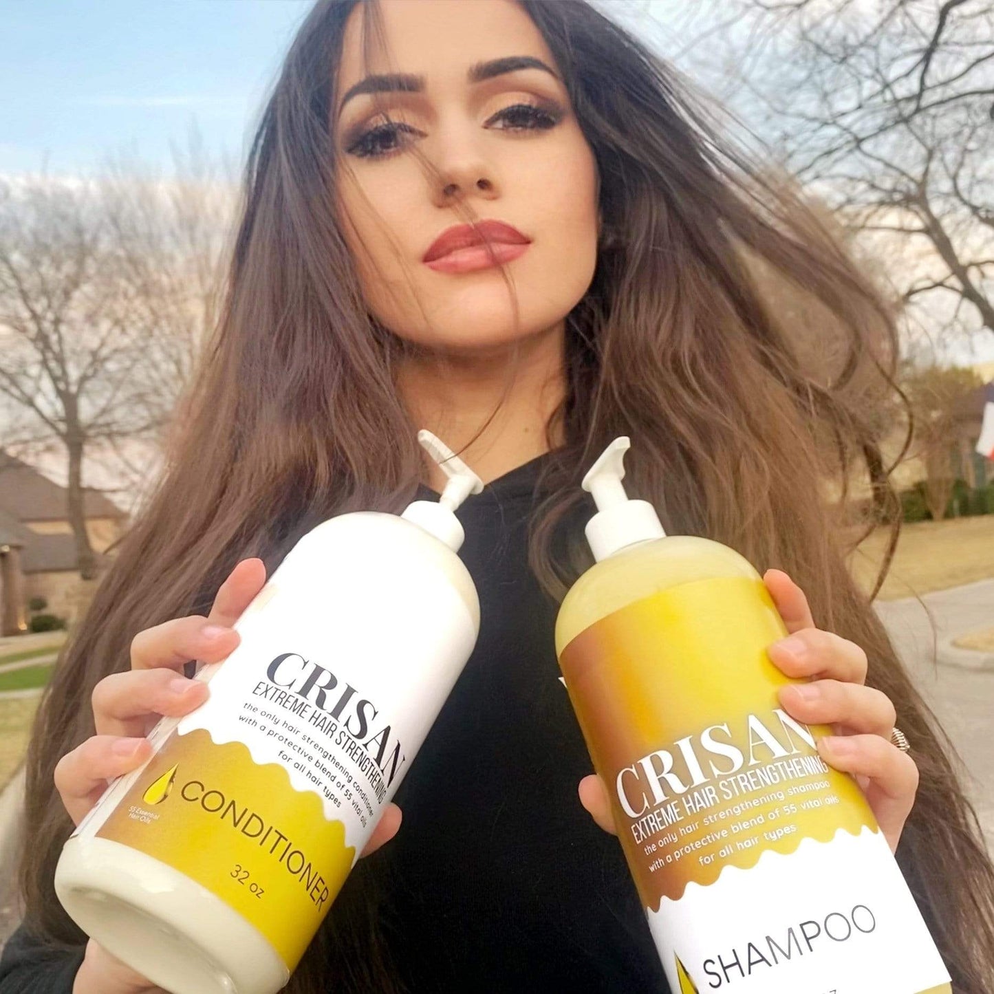 Sulfate-Free Shampoo & Conditioner for Hair Growth & Strength | CRISAN