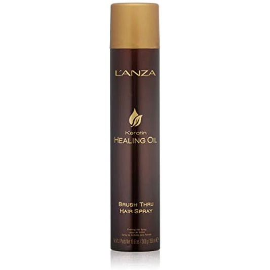L'Anza Keratin Healing Oil Brush Thru Hairspray 10.6 oz