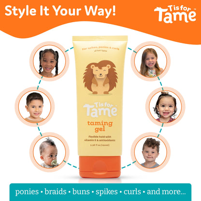 Hair Taming Gel for Soft, Natural Style & Hold