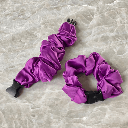 Buckle Scrunchie - Vibrant Solid Colors - No Snagging, No Tangles