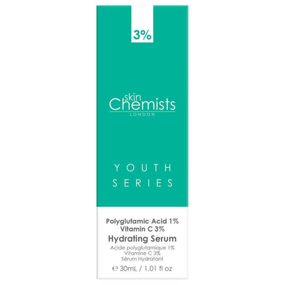 Hydrating Serum Polyglutamic Acid 1%, Vitamin C 3% 30ml