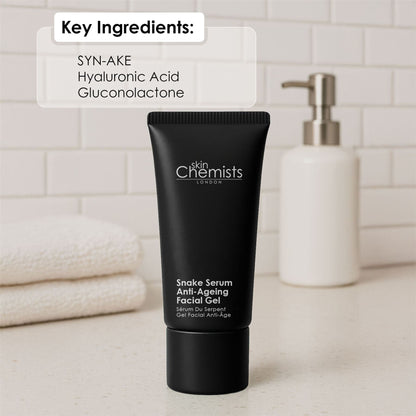 skinChemists Snake Serum Anti-Ageing Facial Gel 30ml