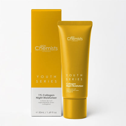 1% Collagen Night Moisturiser 50ml (Vegan)