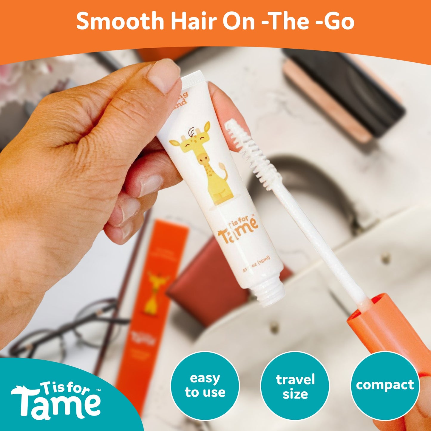 Hair Taming Cream Wand for Frizz, Static, Flyaways & More