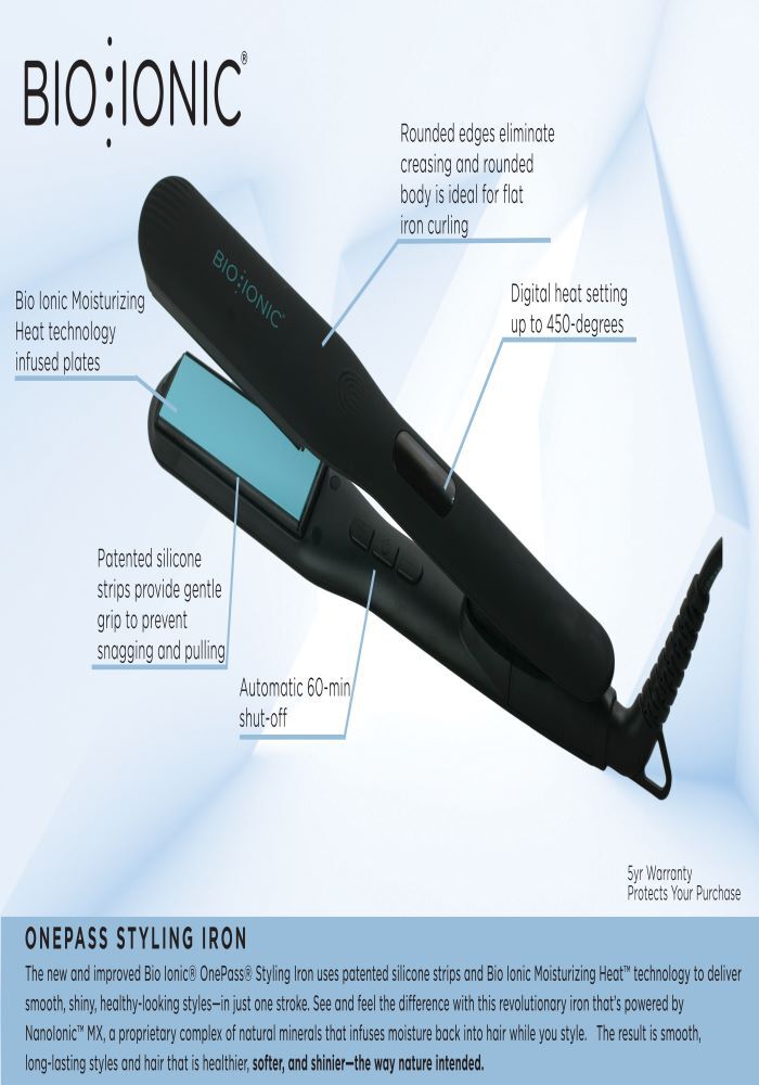 Bio Ionic OnePass Styling Iron