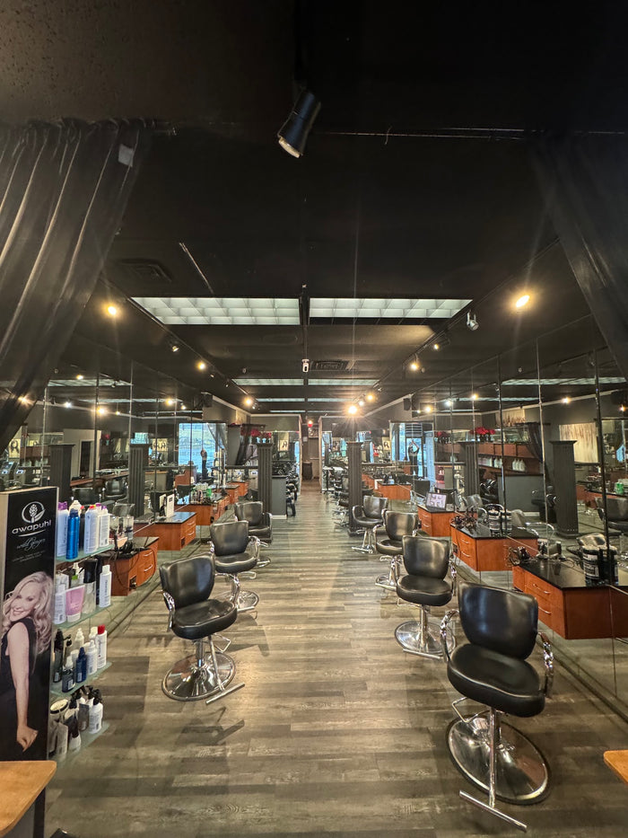 Hair Dynamics salon Fort Lee NJ — salon floor and stations