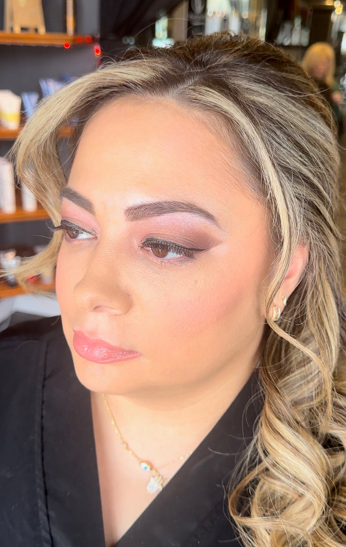 Hair Dynamics salon Fort Lee NJ — makeup and styled hair