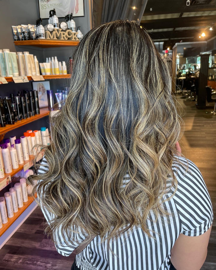 Hair Dynamics salon Fort Lee NJ — ash balayage waves
