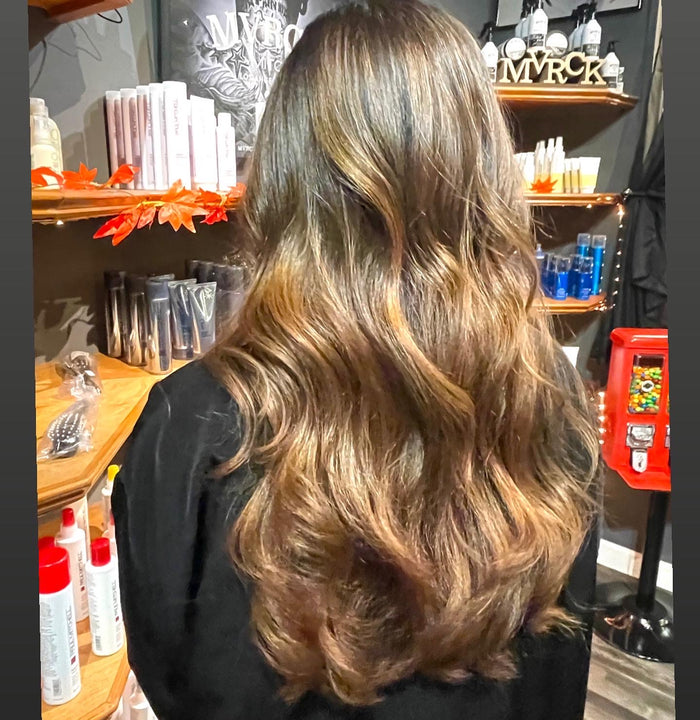 Hair Dynamics salon Fort Lee NJ — caramel balayage