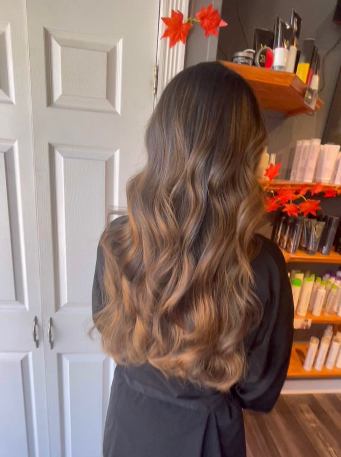Hair Dynamics salon Fort Lee NJ — soft brunette balayage