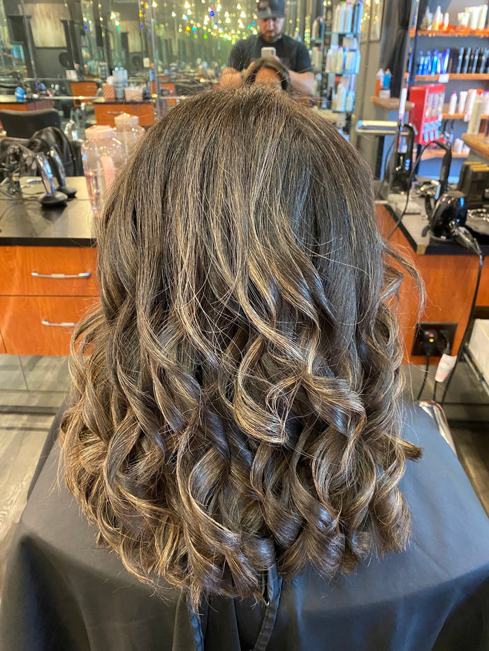 Hair Dynamics salon Fort Lee NJ — dimensional blonde waves