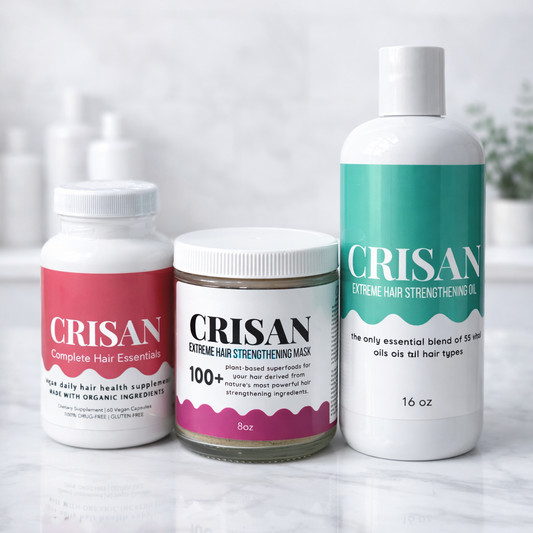 Hair Growth Starter Kit (Oil + Mask + Vitamins) | CRISAN