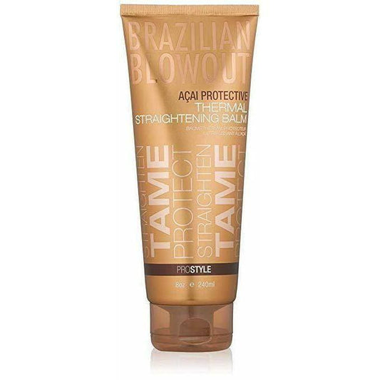 Brazilian Blowout Acai Protective Thermal Straightening Balm 8oz | The