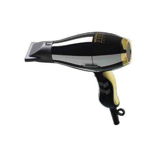 Elchim 3900 Healthy Ionic Hair Dryer Black & Gold 