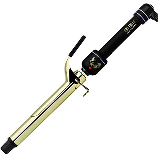 Hot Tools 1" 24K Gold Salon Curling Iron/Wand - Extra Long Barrel