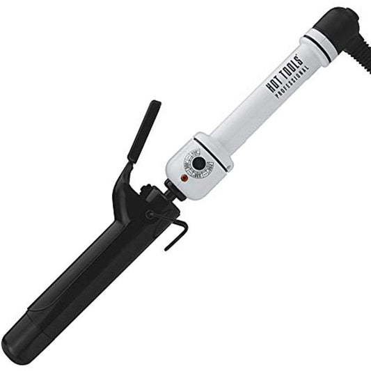 Hot Tools HTBW45 Spring Curling Iron, Black/White, 1 1/4 Inches | The