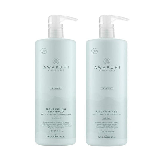 Paul Mitchell  Wild Ginger Moisturizing Shampoo & Keratin Cream Rinse 33.8oz