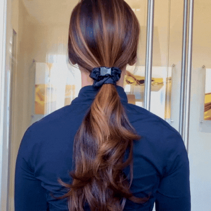 Buckle Scrunchie - Vibrant Solid Colors - No Snagging, No Tangles