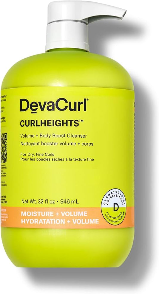DevaCurl CurlHeights Volume + Body Boost Cleanser