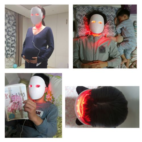 led face mask light therapy led mask red light IR photon skin rejuvenation - view 10