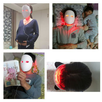 led face mask light therapy led mask red light IR photon skin rejuvenation - view 10