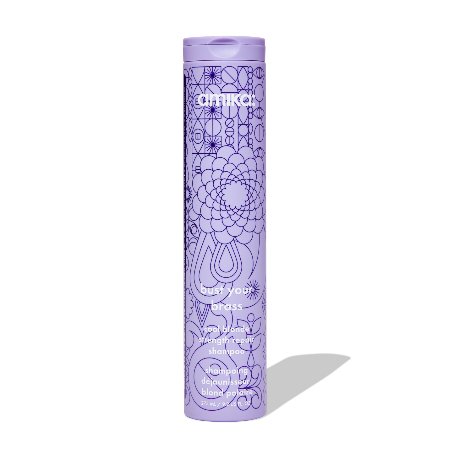 amika Bust Your Brass Cool Blonde Strength Repair Shampoo