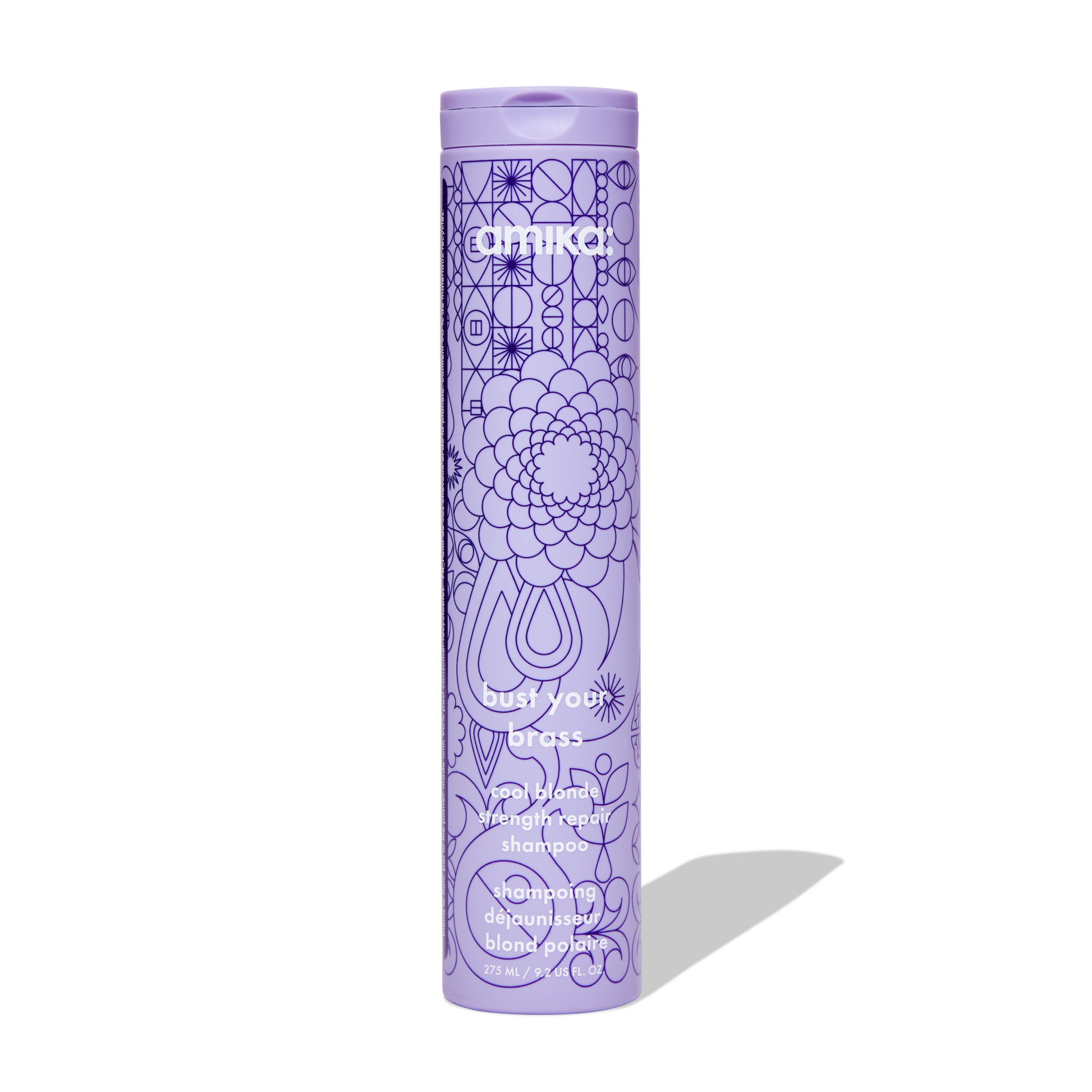 amika Bust Your Brass Cool Blonde Strength Repair Shampoo